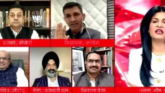 चारों खाने चित: टीवी डिबेट में MP के MLA पटवारी को एंकर ने चुप करा दिया, देखें पूरी बहस