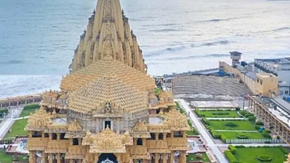 सहेजने की कोशिश: सोमनाथ मंदिर का गुंबद, स्तंभ सोने के होंगे, 145 किलो गोल्ड लगेगा
