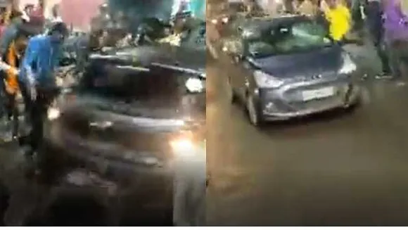 भोपाल: जुलूस में घुसाई कार, एक की मौत, रिवर्स के दौरान बच्चा जख्मी; ड्राइवर गिरफ्तार