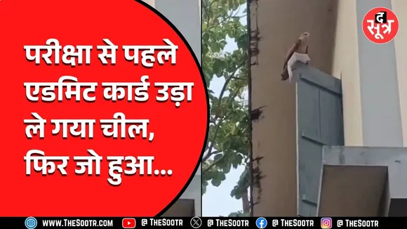 PSC के एग्जाम से पहले छात्र के साथ हुआ हादसा Admit Card बना चील का शिकार, देखें Video