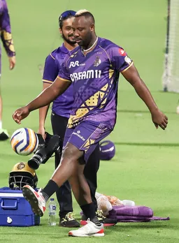 Kolkata: Practice session ahead of the IPL match between SRH and KKR