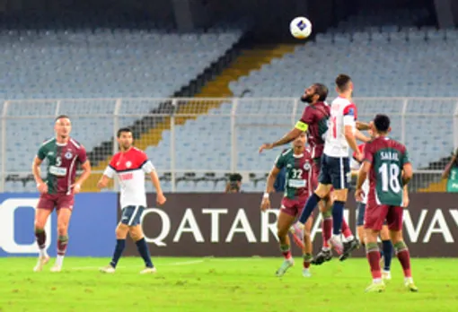Kolkata: AFC Champions League match between Mohun Bagan Super Giant and FC Ravshan