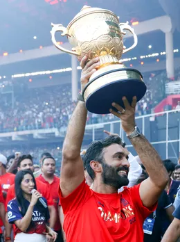 Bengaluru: RCB Victory Celebrations at M. Chinnaswamy Stadium