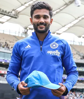 Perth: Nitish Kumar Reddy Receives ODI Cap