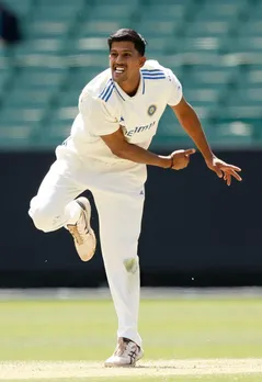 Tanush Kotian leads charge with 4-83 as South Africa A conclude Day 1 for 299/9 (Credit: X)