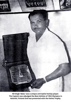Hockey India remembers legacy of two-time Olympic gold medallist K. D. Singh (Credit: Hockey India)