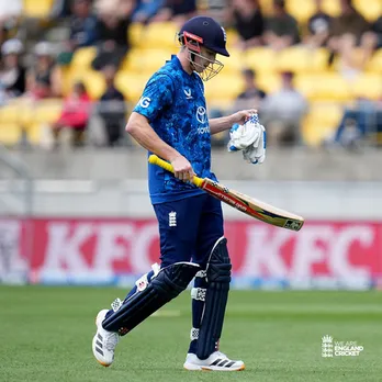 We'll try our best to be better in the future, says captain Harry Brook after England’s ODI series loss to New Zealand in Wellington on Saturday. Photo credit: England Cricket/X