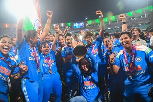 Navi Mumbai: Post-Match Celebration Following Team India Women’s Win in ICC Women’s World Cup Final