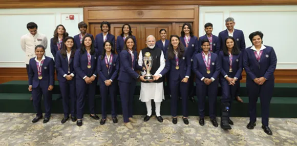 PM Narendra Modi meets Women’s ODI World Cup winning Indian women’s team