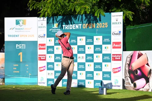 Manu Gandas posts 66 for clubhouse lead on Day One of Trident Open 2025 at the Chandigarh Golf Club in Chandigarh on Tuesday. Photo credit: PGTI