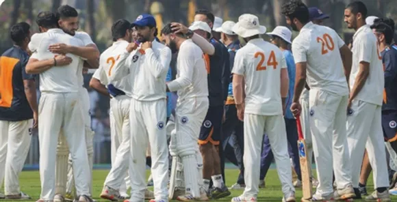 J&K script historic win over Delhi; Bengal, MP, and Vidarbha clinch commanding victories in Ranji Trophy 2025-26 on Tuesday. Photo credit: BCCI Domestic