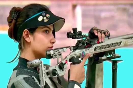 Ashi Chouksey and Anjum Moudgil miss out on reaching the final of the women’s 50m rifle 3 positions of the ISSF World Championships Rifle/Pistol 2025 at the Olympic Shooting Range in Cairo, Egypt. Photo credit: NRAI