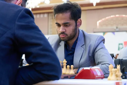 GM Arjun Erigaisi and P Harikrishna advance to pre-quarterfinals; R. Praggnanandhaa knocked out of the FIDE World Cup 2025 in Panaji, Goa, on Thursday. Photo credit: FIDE