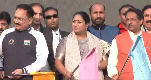 Delhi CM Rekha Gupta flags off ‘Namo Run’ under ‘Fit Yuva for Viksit Bharat’ initiative