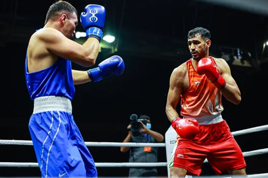 World Boxing Cup Finals: Pawan Bartwal stuns Altynbek Nursultan as India extends perfect medal run (Credit: BFI)