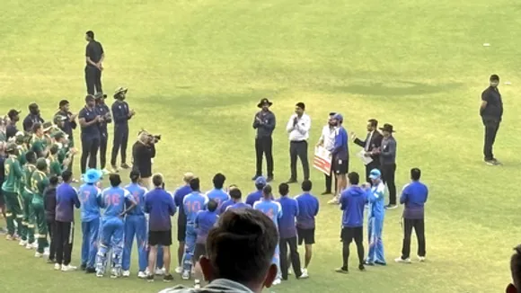 Pretorious and Moonsamy hundreds set up South Africa A’s big 73-run win over India A in the third and final unofficial one-day match of the series in Rajkot on Wednesday. Photo credit: BCCI