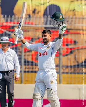 Bangladesh's Litton Das reaps benefit of changed batting position, says mentor Montu Dutta after his protege hits a hundred in the second Test against Ireland at Mirpur in Bangladesh on Thursday. Photo credit: @BCBTigers