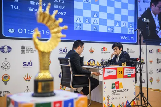 FIDE World Cup 2025: Wei-Sindarov final goes into tiebreak; Esipenko seals Candidates spot (Credit: FIDE)