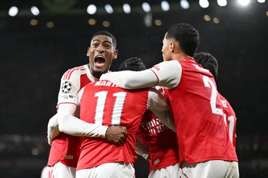 Champions League: Arsenal beat Bayern to go top, holders PSG hit five