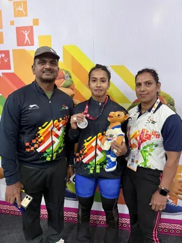 After KIUG 2025 silver, Rajyashree aims to pursue glory with mother Rakhi (Credit: KIUG)