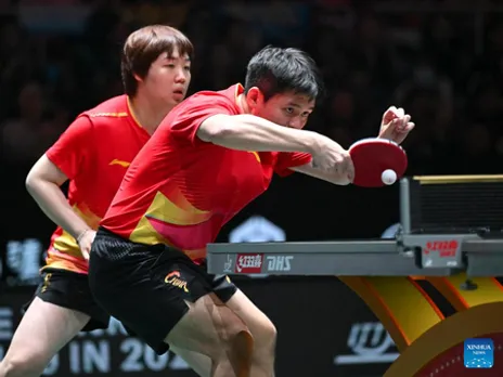 China among four unbeaten group leaders at ITTF Mixed Team World Cup. Photo credit: Xinhua