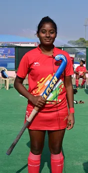 Overcoming personal tragedies, Nikita Toppo inspires KIIT to first-ever women’s hockey gold in the Khelo India University Games (KIUG) 2025 in Rajasthan. Photo credit: SAI Media