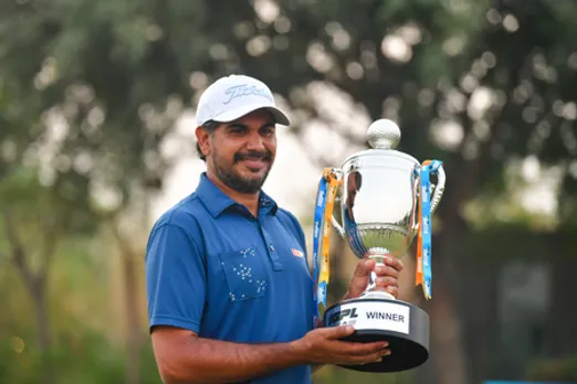 Gaganjeet Bhullar turns in a masterclass to win third title with a birdie finish in the IGPL Ahmedabad Invitational on the Indian Golf Premier League (IGPL) Tour in Ahmedabad. on Photo credit: IGPL