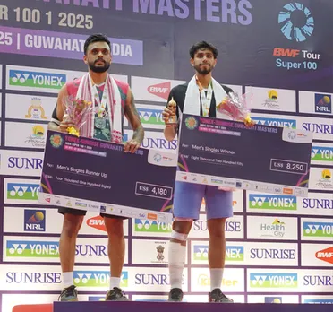 Guwahati Masters 2025: Sanskar Saraswat wins men’s singles title Tanvi Sharma, Roy-Sai Pratheek finish runners-up (Credit: BAI)