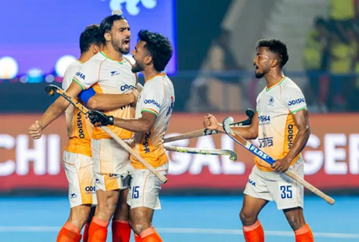 India script sensational 4-2 comeback against Argentina; secure bronze medal in the FIH Hockey Men's Junior World Cup 2025 at the Mayor Radhakrishnan Stadium in Chennai on Wednesday. Photo credit: Hockey India
