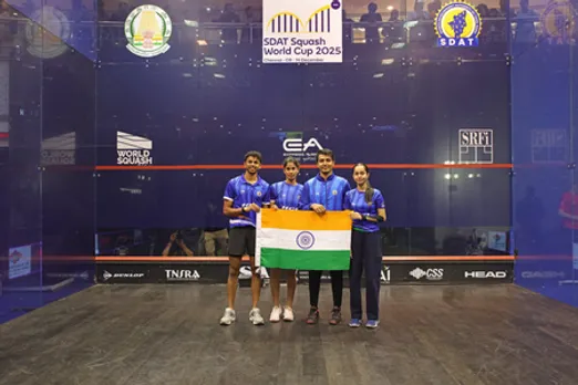 India clinch maiden Squash World Cup title with dominant win over Hong Kong, China (Credit: World Squash)