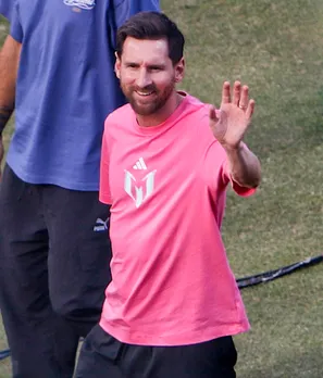 Lionel Messi in New Delhi