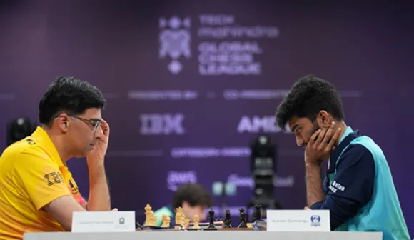 Fyers American Gambits beat Triveni Continental Kings, Ganges Grandmasters continue winning streak on the third day of the Global Chess League (GCL) in Mumbai on Tuesday. Photo credit: GCL