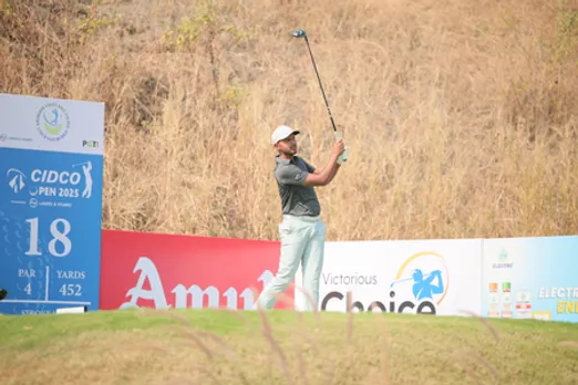 Veer Ahlawat fires a second straight 65 to build a three-shot lead in Round Two of the CIDCO Open 2025 at the Kharghar Valley Golf Course (KVGC) in Navi Mumbai. Photo credit: PGTI