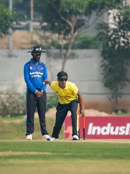 Vidarbha, Goa, Andhra, Uttarakhand, and Jharkhand win on high-scoring day in the Nagesh Trophy – Men’s National T20 Cricket Tournament for the Blind on Thursday. Photo credit: BACI