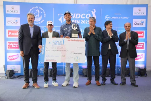 Veer Ahlawat wins title with solid 4-under 67 in final round of the PGTI CIDCO Open at the Kharghar Valley Golf Course (KVGC) in Navi Mumbai on Friday. Photo credit: PGTI