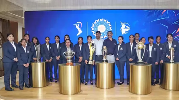 World Cup-winning Indian blind women’s team visits BCCI headquarters (Credit: BCCI)