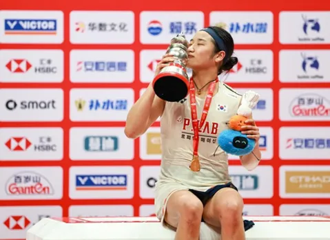 South Korea's An Se-young claims record-tying 11th title, Popov upsets Shi in men's final in the BWF World Tour Finals in Hangzhou on Sunday. Photo credit: Xinhua