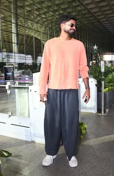 Mumbai: Shreyas Iyer Spotted at Airport