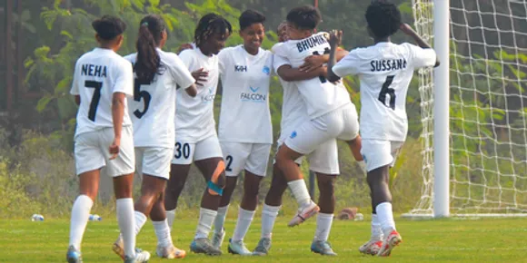 Pyari Xaxa’s hat-trick run continues as Nita FA win again, defeating Kickstart FC 5-0 at the National Centre of Excellence in Kolkata on Saturday.  Photo credit: AIFF