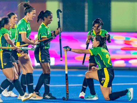 Ranchi Royals enjoy dominant 5-0 win over Shrachi Bengal Tigers in Season 2025-26 of Women's Hockey India League) HIL) at the Marang Gomke Jaipal Singh Munda Astro Turf Stadium in Ranchi on Tuesday. Photo credit: Hockey India