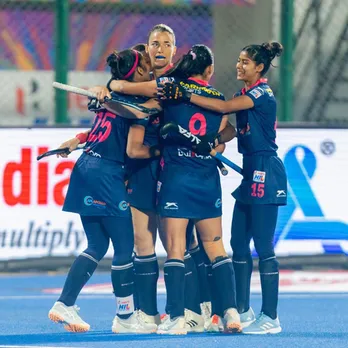 SG Pipers continue winning momentum with narrow 1-0 victory over Soorma Hockey Club in the Women’s Hockey India League (HIL) in Ranchi on Wednesday. Photo credit: Hockey India
