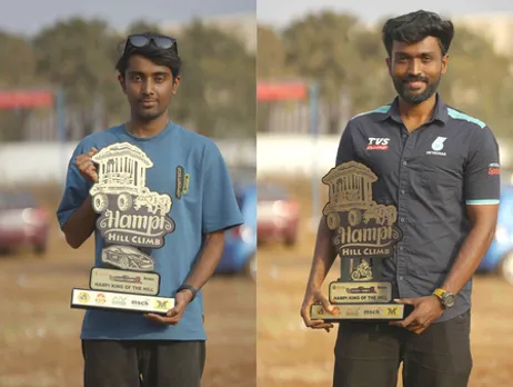 Samuel Jacob and Ruthuparna Vivek crowned 'King of Hills' in Round 3 of the MSCK fmsci Indian National Hill Climb Championship at Hampi Hills in Karnataka on Monday. Photo credit: fmsc