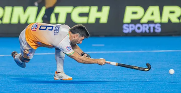Kane Russell’s hat-trick powers HIL GC to dramatic 3-2 win over SG Pipers in a thriller in Men’s Hockey India League 2025-26 in Chennai on Monday. Photo credit: Hockey India