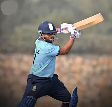 Sarfaraz Khan slams the fastest List A half-century by an Indian