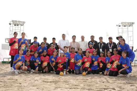 Local favourite Prasanna Bendre bags Tanding gold; Tamil Nadu win big in Beach Volleyball in the Khelo India Beach Games 2026 in Diu on Thursday. Photo credit: KIBG 2026