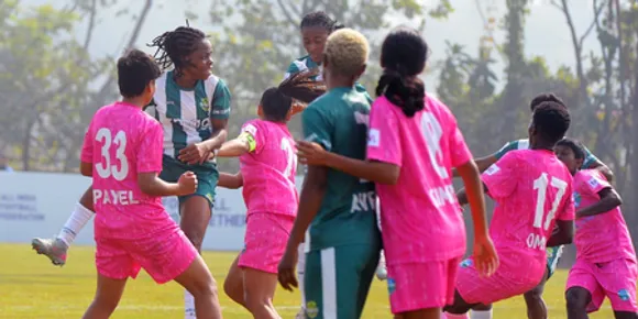 Emem hat-trick powers Kickstart to victory over Sesa in the Indian Women’s League 2025-26 at the National Centre of Excellence in Kolkata, on Friday. Photo credit: IWL