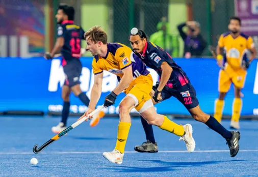 SG Pipers beat Hyderabad Toofans to register first season win in the Men’s Hockey India League (HIL) at the Marang Gomke Jaipal Singh Astro Turf Hockey Stadium in Ranchi on Monday.  Photo credit: Photo credit: Hockey India