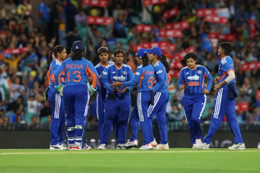 1st T20I: Arundhati picks 4-22 as India beat Australia by 21 runs via DLS method (Credit: X/BCCI Women)