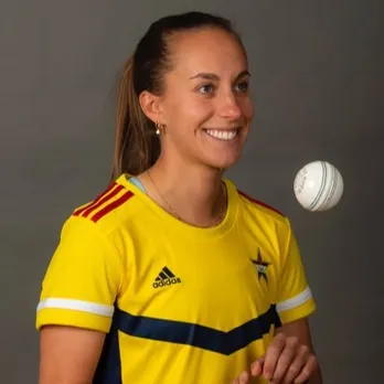 Surrey County Cricket Club's Tash Farrant retires after prolonged back injury ends career at 29. Photo credit: @Tash Farrant/X