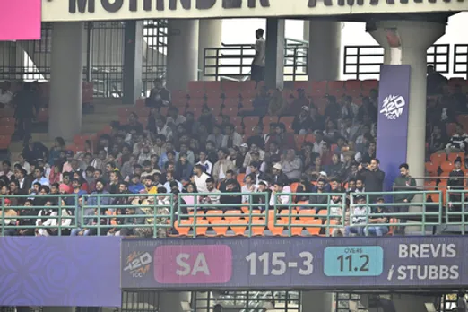 Delhi & District Cricket Association (DDCA) hosts students and Delhi Police families for South Africa vs United Arab Emirates in the ICC T20 World Cup 2026 at the Arun Jaitley Stadium in New Delhi on Wednesday. Photo credit: DDCA